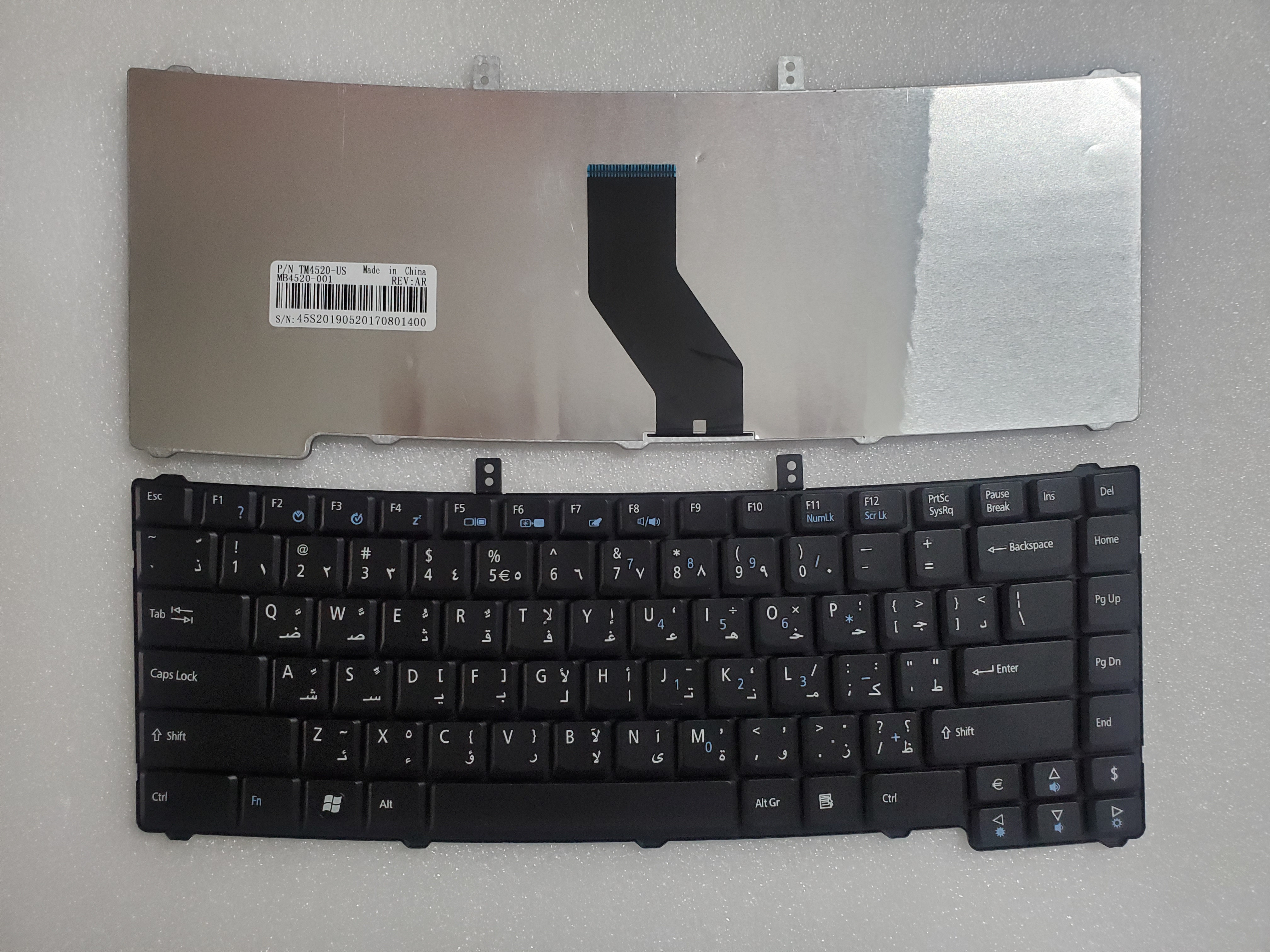 Picture of New Replacement Laptop Keyboard For ACER TM4520 BLACK (OEM) AR Layout